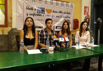 Culichis  por una causa invitan a donar útiles y uniformes