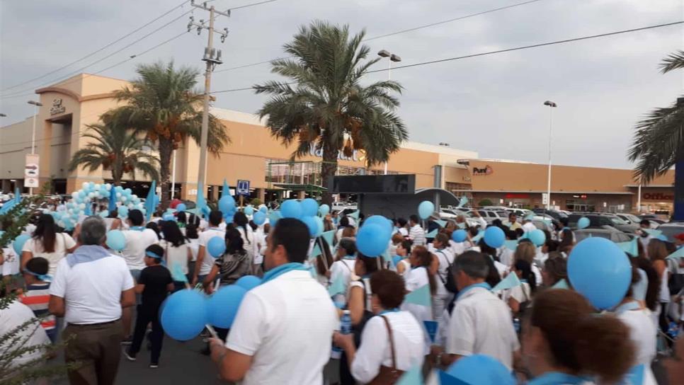 Inicia marcha a favor de la vida de los no nacidos en Los Mochis