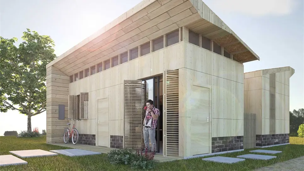 Departamentos de madera, opción sustentable, económica y antisísmica