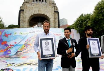 México obtiene dos nuevos Records Guinness; uno por el dibujo más grande