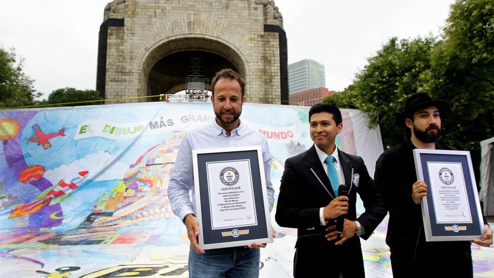 México obtiene dos nuevos Records Guinness; uno por el dibujo más grande