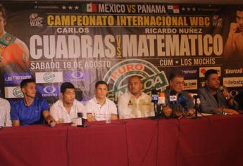 Presentan cartelera boxística “El orgullo sinaloense” en Los Mochis