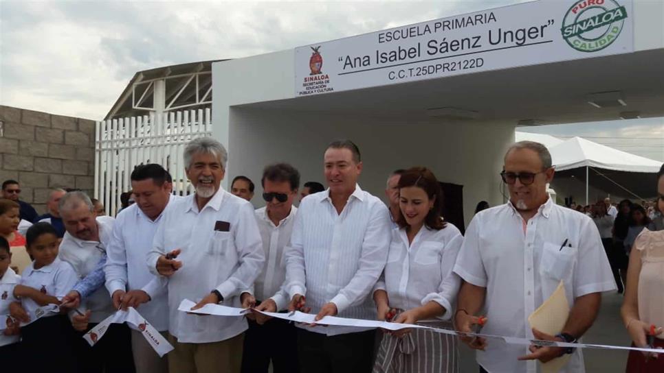 Inaugura gobernador ciclo escolar 2018-2019