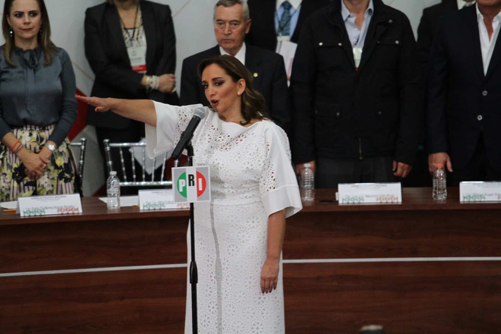 Ruiz Massieu rinde protesta como presidenta del PRI