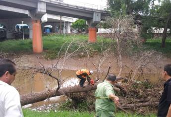 Realizan jornada de limpieza en el margen del río Tamazula