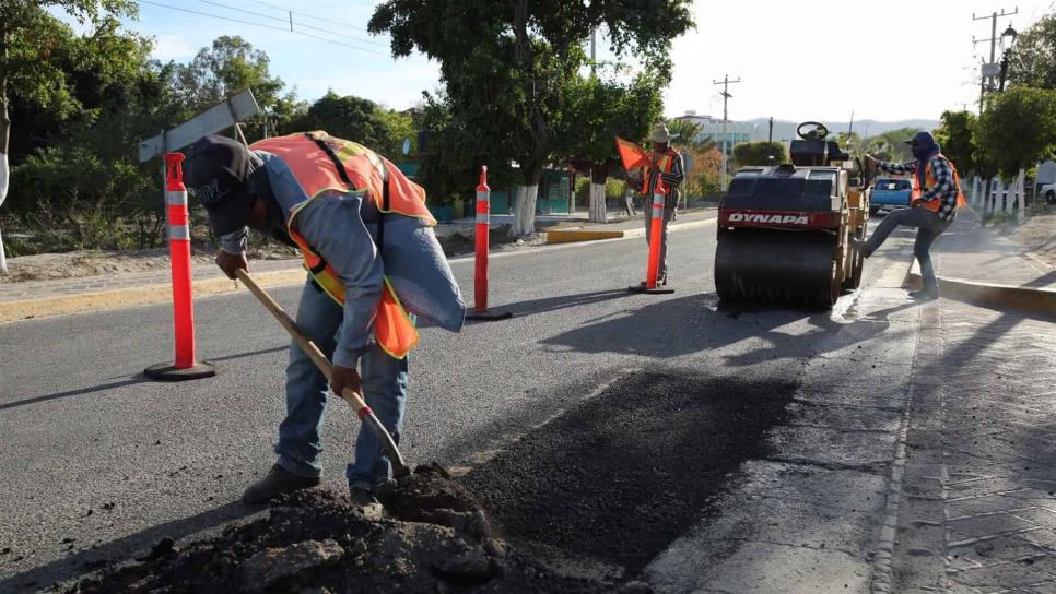 Analizan sustituir baches con lozas de concreto en Los Mochis