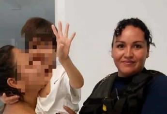 Policías aseguran a niño de 5 años y lo entregan a sus padres