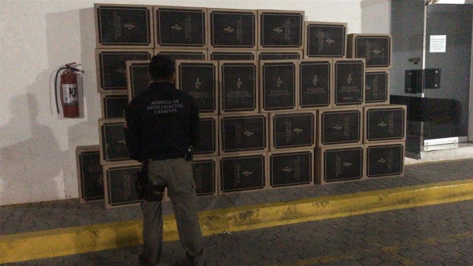 PGR decomida 500 mil cigarros y 30 pares de tenis piratas