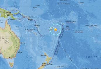 Terremoto de magnitud 8.1 despierta a los habitantes de Fiji