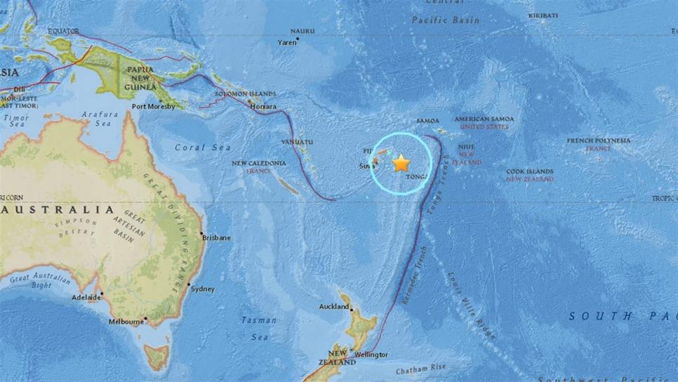 Terremoto de magnitud 8.1 despierta a los habitantes de Fiji