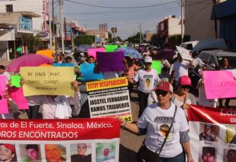 Marchan por el regreso de Rigoberto Gastélum y otros desaparecidos