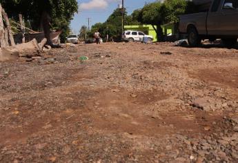 Habitantes de Paredones piden que emparejen las calles