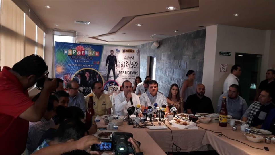 Presentan la Expoferia Canaco 2018 en Mazatlán