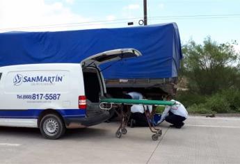 Muere chofer de torton sobre la carretera Los Mochis-Topolobampo