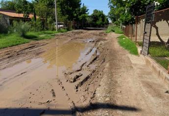 Vecinos del Campo 1, cansados de vivir entre lodo y moscos