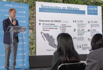 México, mejor preparado para atender desastres naturales: Unicef