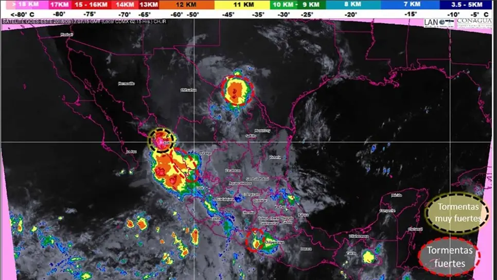 FOTO: Twitter @conagua_clima
