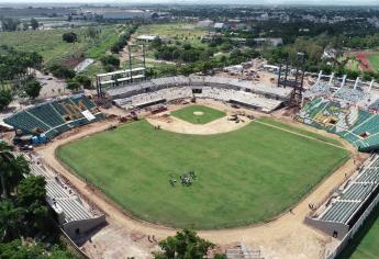 Estadio EIA estará listo para juego inaugural: Quirino