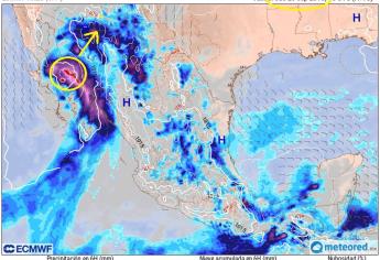 Formación de ciclón en el pacífico mantendrá lluvias