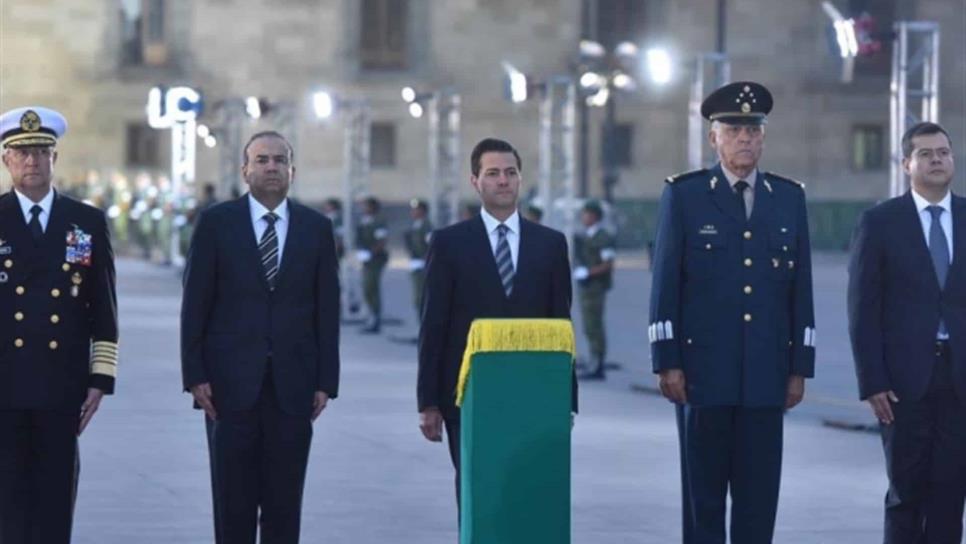 Encabeza Peña Nieto ceremonia por víctimas de los sismos de 1985 y 2017