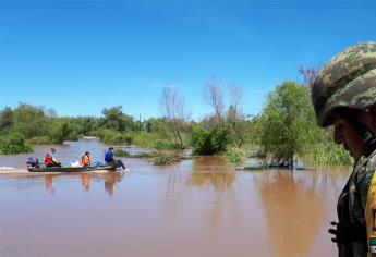 Nos dio miedo cuando se vino toda el agua, pero ya no podíamos salir