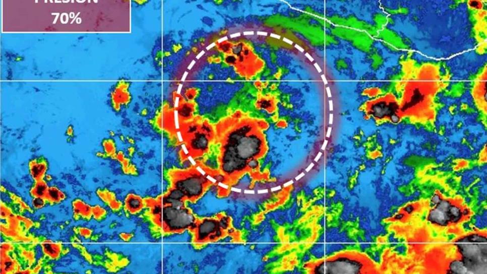 Zona de baja presión se localiza al suroeste de Acapulco