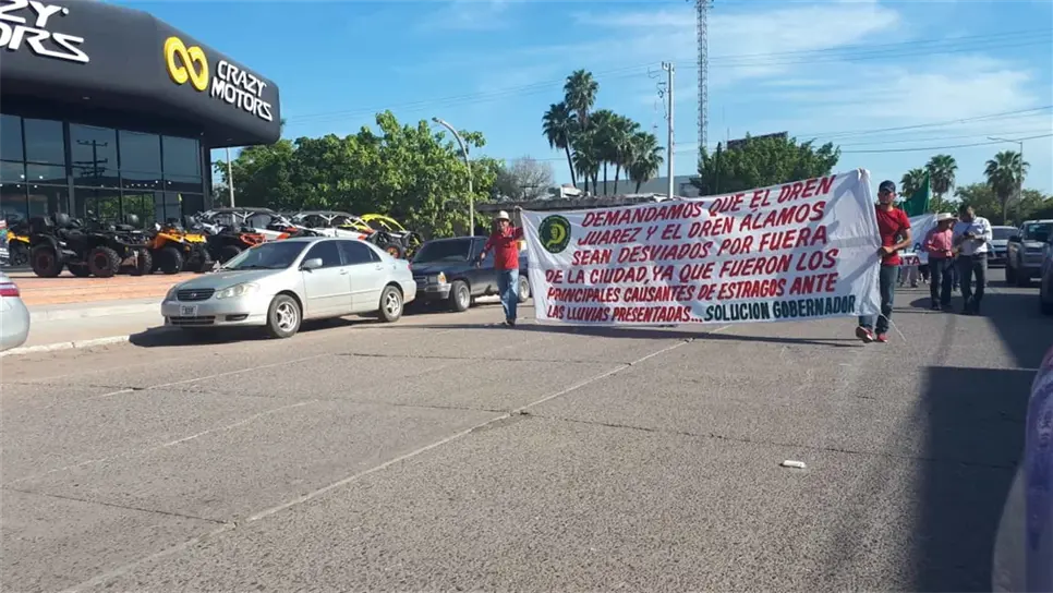 Exige la UNTA desviación de drenes en Los Mochis