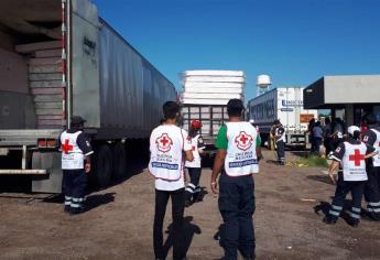 Llegan apoyos de Cruz Roja Nacional a El Carrizo