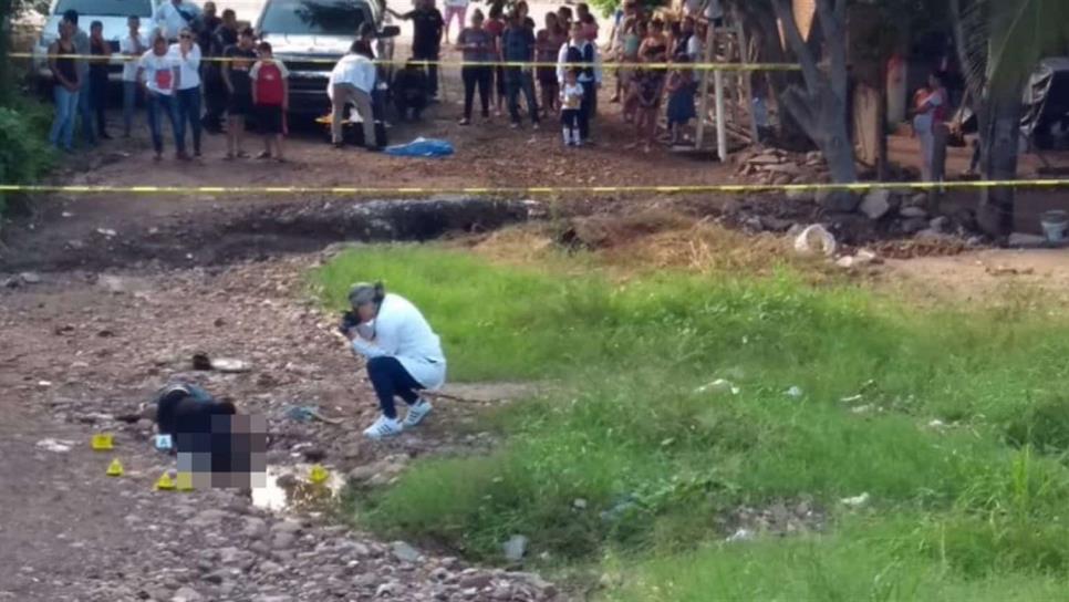 Asesinan a balazos a un joven en la Esthela Ortiz, Culiacán