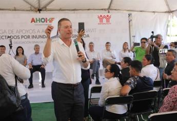 Quirino anuncia colector pluvial para "Las Mañanitas" en Los Mochis