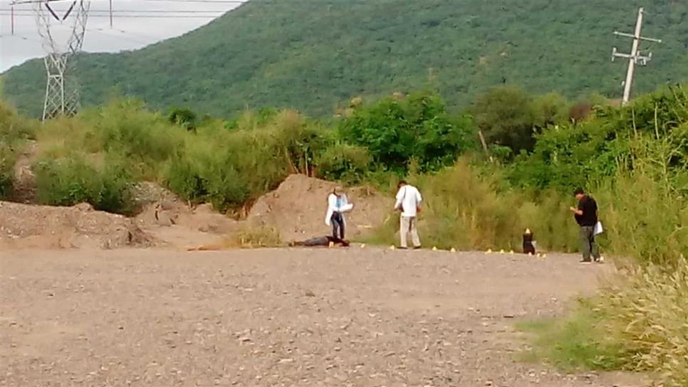 Encuentran hombre acribillado a balazos al norte de Culiacán