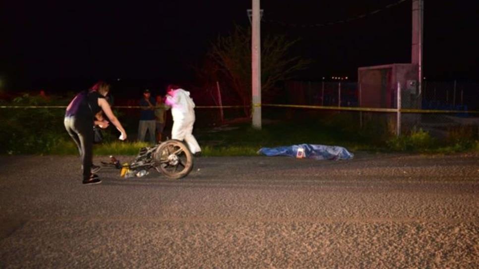 Muere hombre tras derrapar en su motocicleta