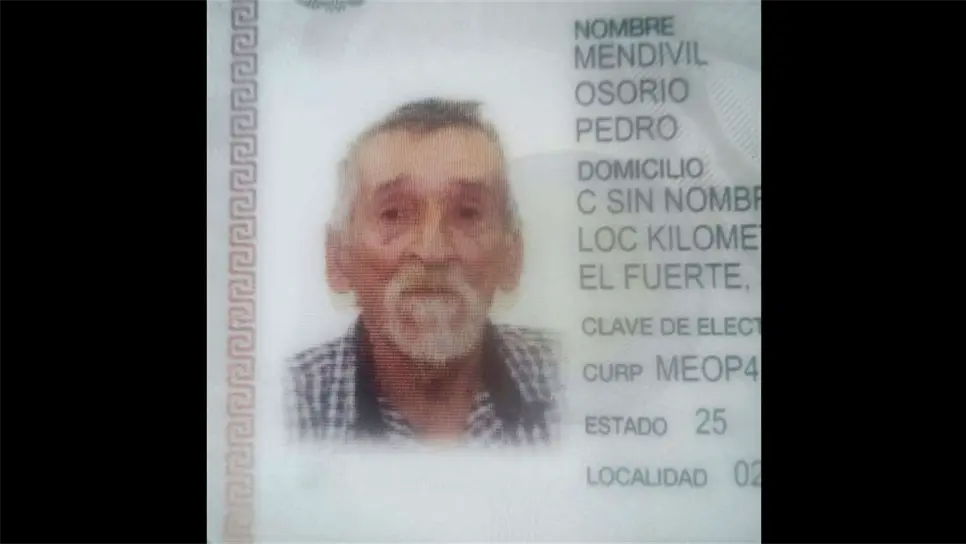 Encuentran a adulto mayor de Las Panguitas
