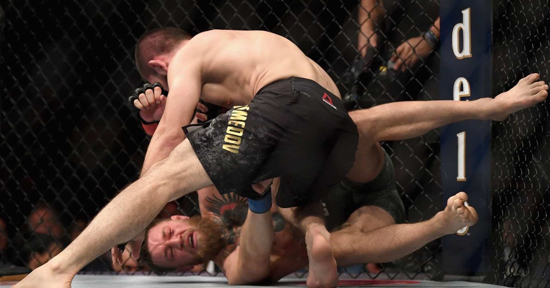 Nurmagomedov derrota por sumisión a McGregor