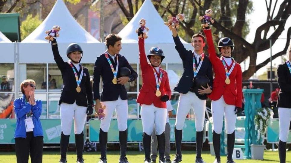 Nicole Meyer gana oro en ecuestre en JOJ Buenos Aires 2018