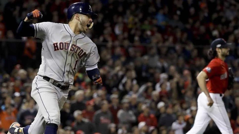 Astros imponen ventaja en Boston