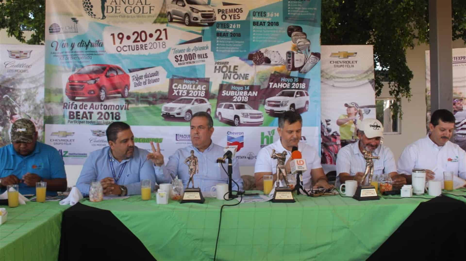 Presentan el Torneo Anual Chevrolet & Country Club 2018
