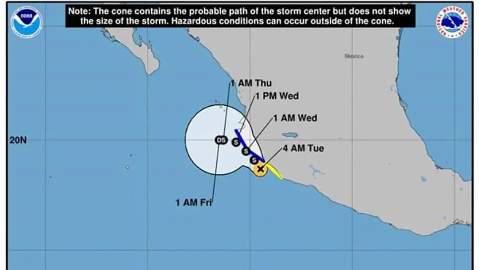Se degrada Tara, pero vigilan baja presión en el Pacífico Sur