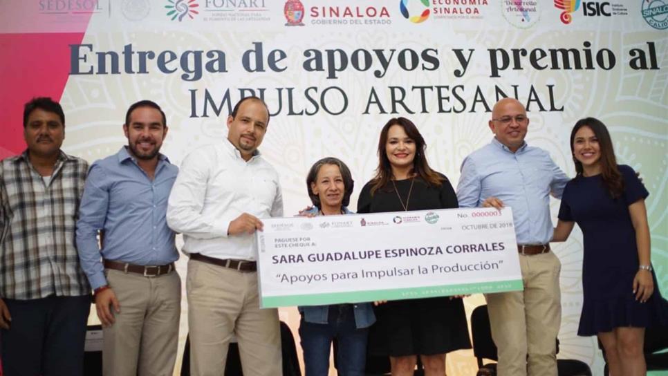 Entregan apoyos para impulso artesanal Puro Sinaloa 2018
