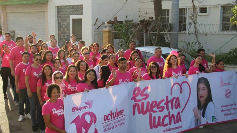 Marchan por el Día Mundial contra el cáncer de mama