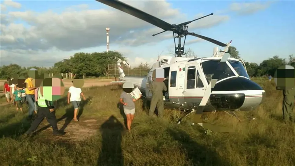Transportan víveres y medicamento a zonas afectadas por Willa