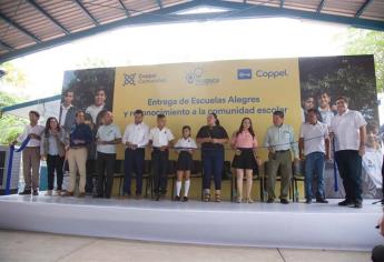 Impulsa Coppel programa de renovación de escuelas en Culiacán
