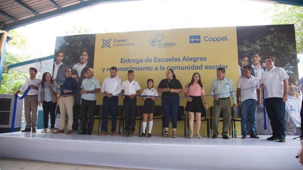 Impulsa Coppel programa de renovación de escuelas en Culiacán Impulsa Coppel programa de renovación de escuelas en Culiacán
