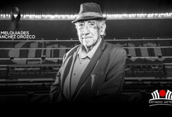 Muere Melquiades Sánchez, la voz oficial del Estadio Azteca