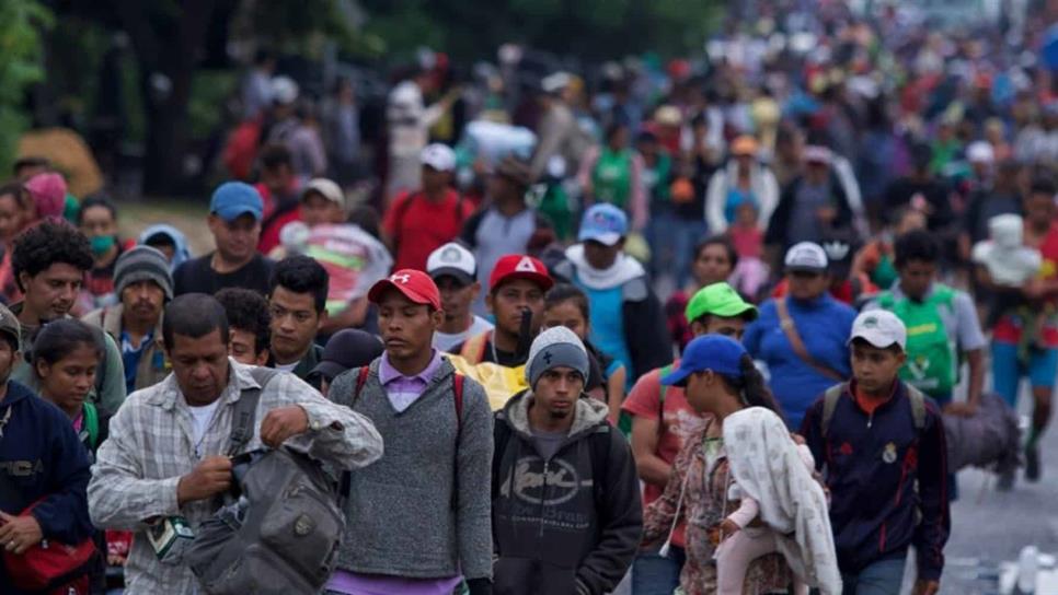Segunda caravana migrante arriba a la Ciudad de México