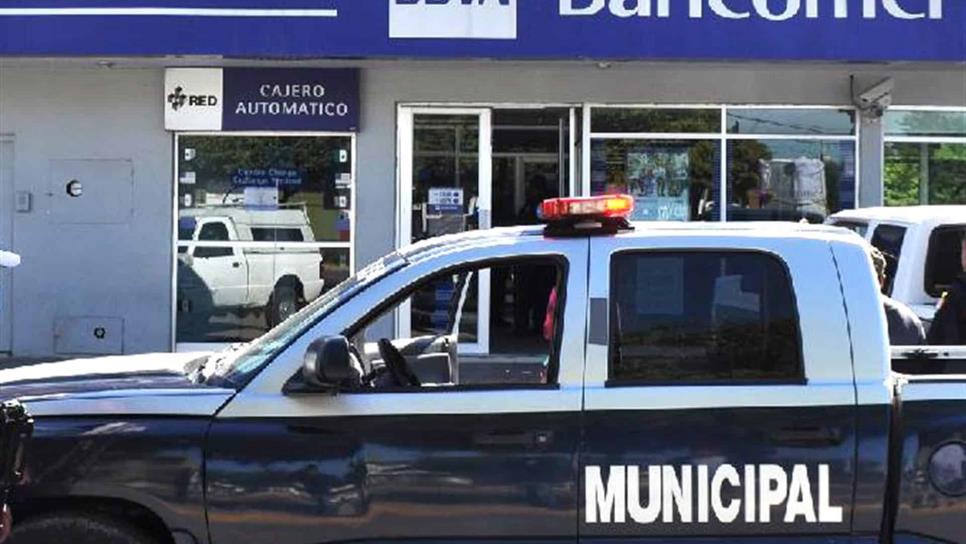 Intenta robar un banco en Mazatlán y lo detienen