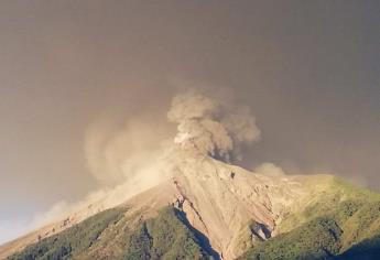 Quinta erupción del volcán de Fuego afecta a más de 76 mil personas