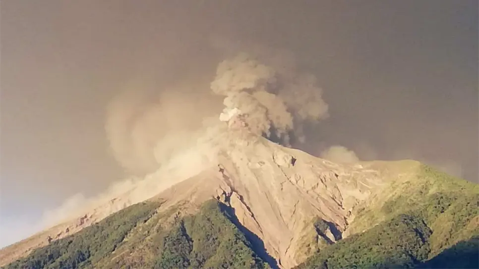 Volcán de fuego. FOTO: Notimex