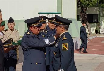 Realizan ceremonia de ascensos en la Novena Zona Militar