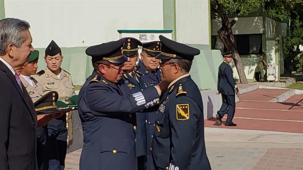 Realizan ceremonia de ascensos en la Novena Zona Militar